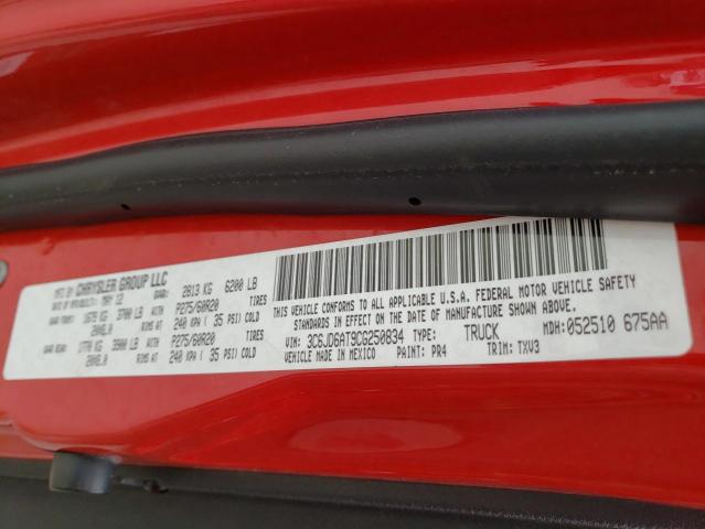 Photo 10 from auction – 2012 DODGE RAM 1500 S with VIN 3C6JD6AT9CG250834