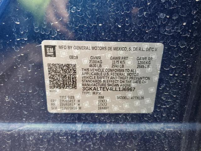 Photo 10 from auction – 2020 GMC TERRAIN SL with VIN 3GKALTEV4LL136967