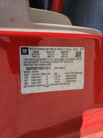 Photo 10 from auction – 2013 CHEVROLET SILVERADO with VIN 3GCPKSE78DG273313