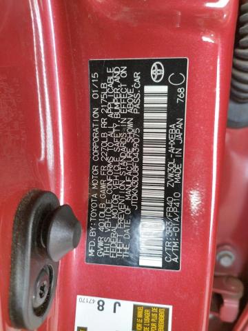 Photo 10 from auction – 2015 TOYOTA PRIUS with VIN JTDKN3DU8F0439075