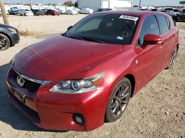 Photo 2 from auction – 2013 LEXUS CT 200 with VIN JTHKD5BH5D2173390