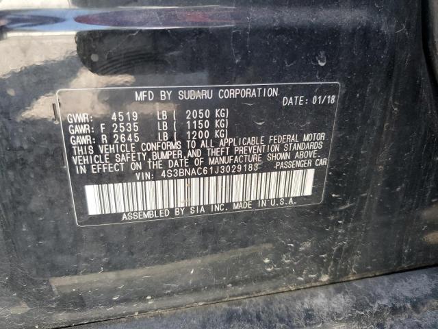 Photo 10 from auction – 2018 SUBARU LEGACY 2.5 with VIN 4S3BNAC61J3029183