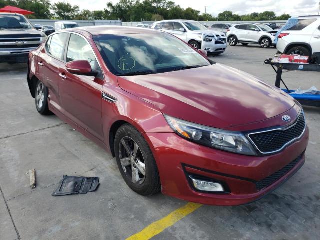 KIA OPTIMA LX 2015 with VIN 5XXGM4A70FG392913 - Photo from auction