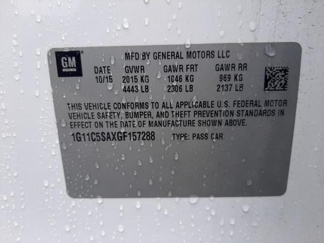 Photo 10 from auction – 2016 CHEVROLET MALIBU LIM with VIN 1G11C5SAXGF157288