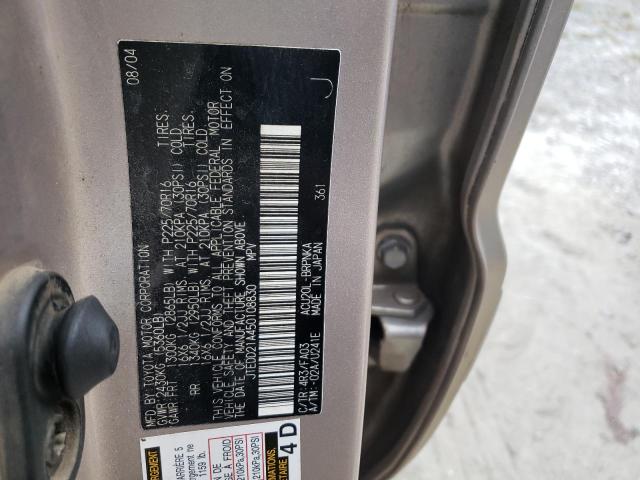 Photo 10 from auction – 2005 TOYOTA HIGHLANDER with VIN JTEDD21A450108830