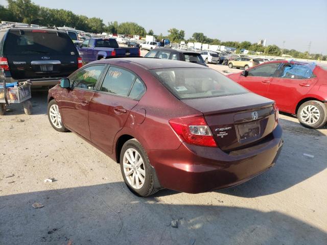 Photo 3 from auction – 2012 HONDA CIVIC EXL with VIN 2HGFB2F92CH536746