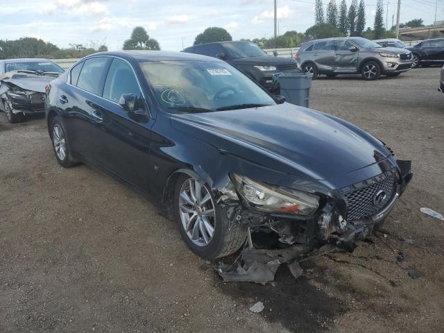 INFINITI Q50 BASE 2014 with VIN JN1BV7AP0EM683142 - Photo from auction