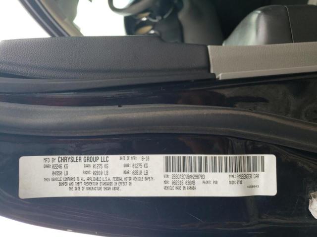Photo 10 from auction – 2010 DODGE CHARGER SX with VIN 2B3CA3CV8AH298783