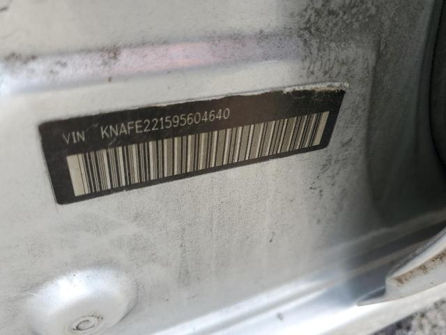 Photo 10 from auction – 2009 KIA SPECTRA EX with VIN KNAFE221595604640