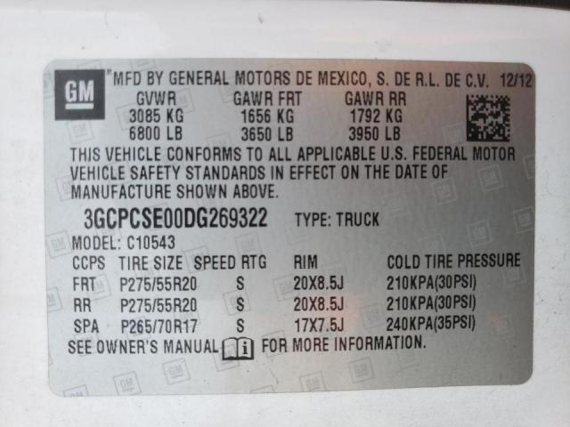 Photo 10 from auction – 2013 CHEVROLET SILVERADO with VIN 3GCPCSE00DG269322