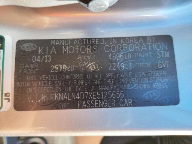Photo 10 from auction – 2014 KIA CADENZA PR with VIN KNALN4D7XE5125656