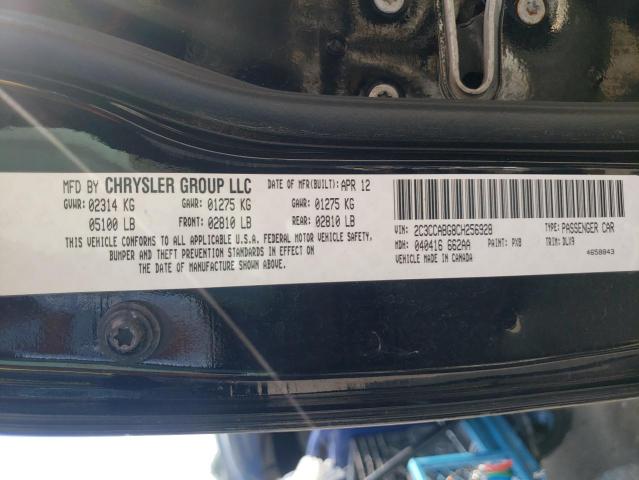 Photo 10 from auction – 2012 CHRYSLER 300 with VIN 2C3CCABG8CH256928