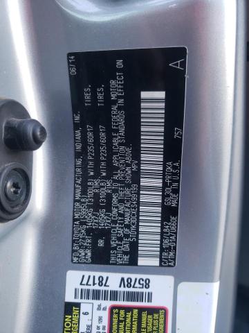 Photo 10 from auction – 2014 TOYOTA SIENNA XLE with VIN 5TDYK3DCXES499199