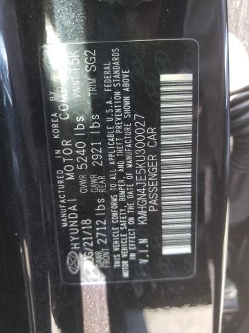 Photo 10 from auction – 2019 GENESIS G80 BASE with VIN KMHGN4JE5KU300027