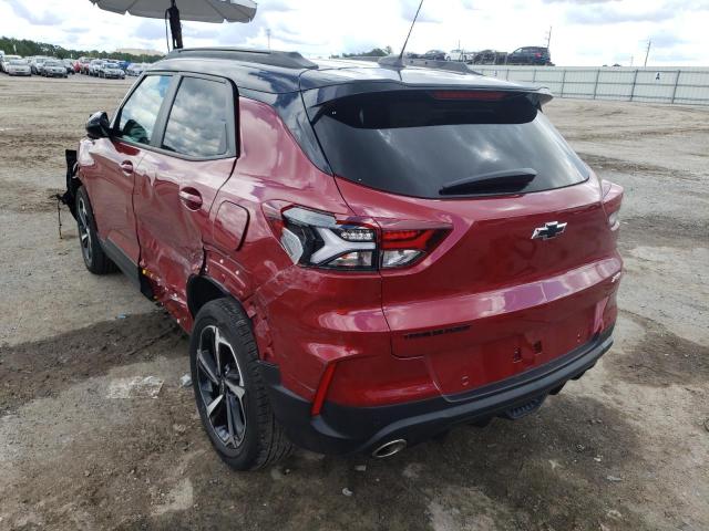 Photo 3 from auction – 2021 CHEVROLET TRAILBLAZE with VIN KL79MTSL3MB034350