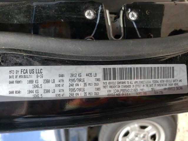Photo 10 from auction – 2017 JEEP PATRIOT SP with VIN 1C4NJPBB5HD121069