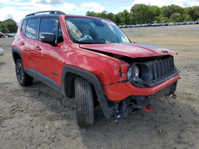 JEEP RENEGADE T 2017 with VIN ZACCJBCB4HPE84554 - Photo from auction