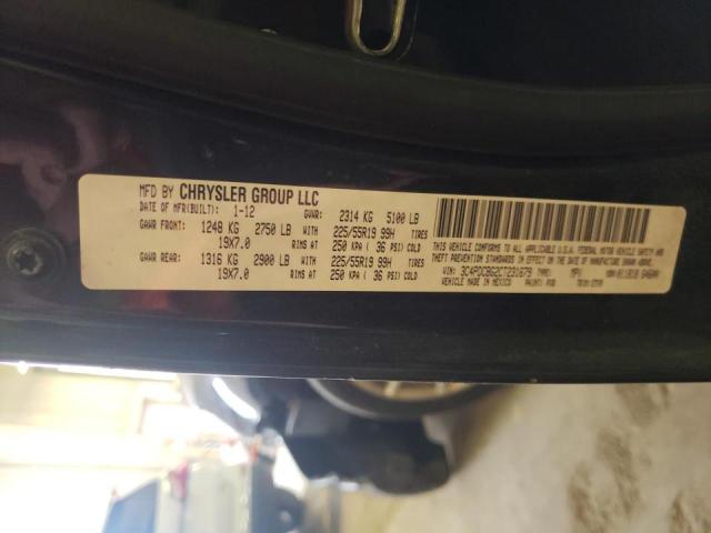 Photo 10 from auction – 2012 DODGE JOURNEY SX with VIN 3C4PDCBG2CT231679