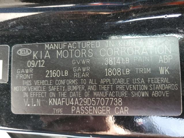 Photo 10 from auction – 2013 KIA FORTE EX with VIN KNAFU4A29D5707738