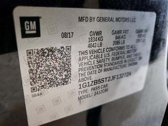 Photo 10 from auction – 2018 CHEVROLET MALIBU LS with VIN 1G1ZB5ST2JF132724