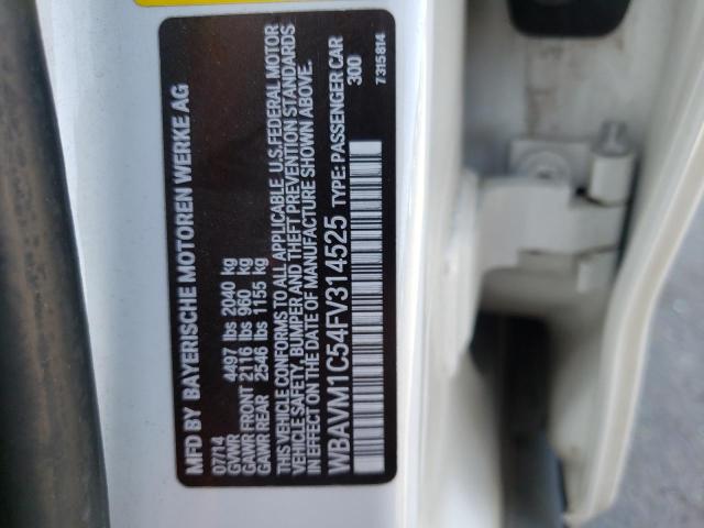 Photo 10 from auction – 2015 BMW X1 SDRIVE2 with VIN WBAVM1C54FV314525