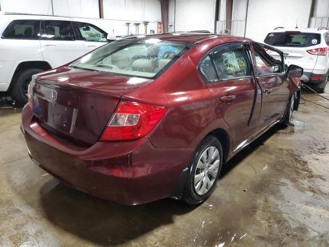Photo 4 from auction – 2012 HONDA CIVIC LX with VIN 19XFB2F51CE100770
