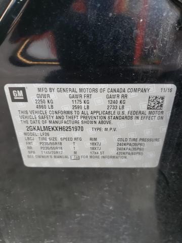 Photo 10 from auction – 2017 GMC TERRAIN SL with VIN 2GKALMEKXH6251970
