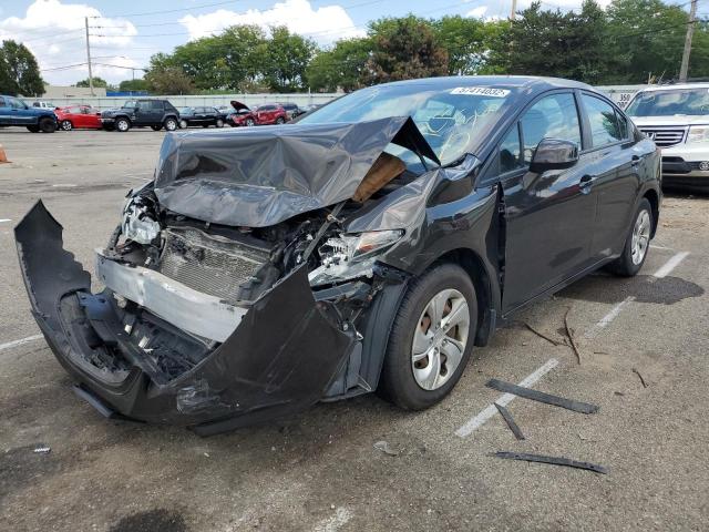 Photo 2 from auction – 2013 HONDA CIVIC LX with VIN 19XFB2F58DE057305