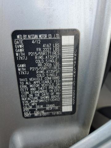 Photo 10 from auction – 2012 NISSAN JUKE S with VIN JN8AF5MV1CT120452