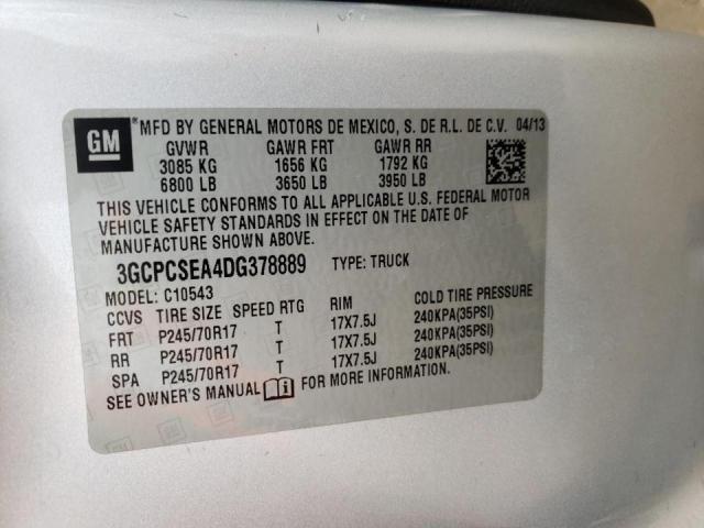 Photo 10 from auction – 2013 CHEVROLET SILVERADO with VIN 3GCPCSEA4DG378889