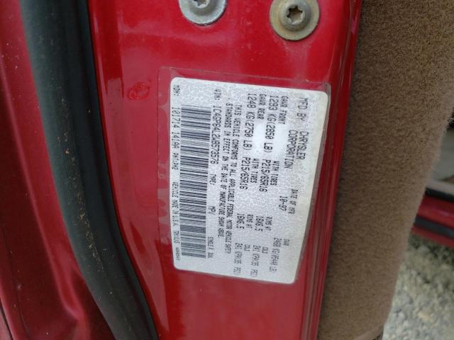 Photo 10 from auction – 1998 CHRYSLER TOWN & COU with VIN 1C4GP64L2WB573576