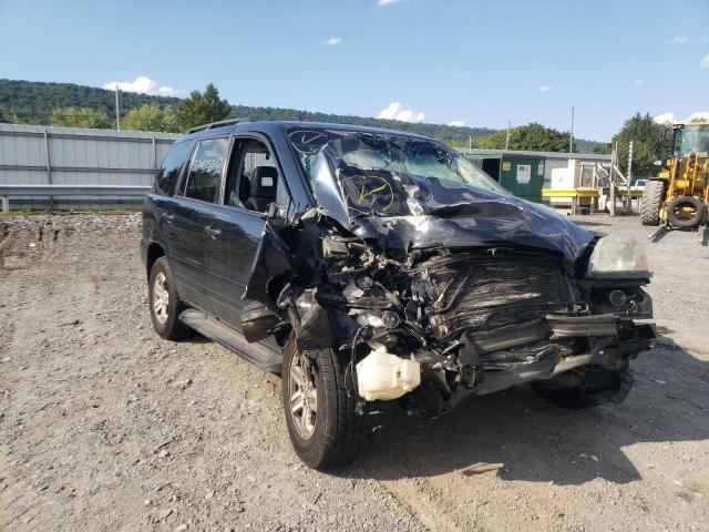 HONDA PILOT EXL 2003 with VIN 2HKYF18543H505599 - Photo from auction