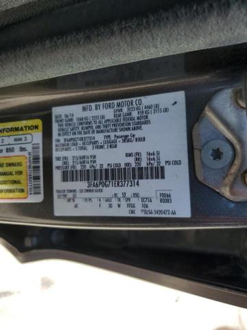 Photo 10 from auction – 2014 FORD FUSION S with VIN 3FA6P0G71ER377314