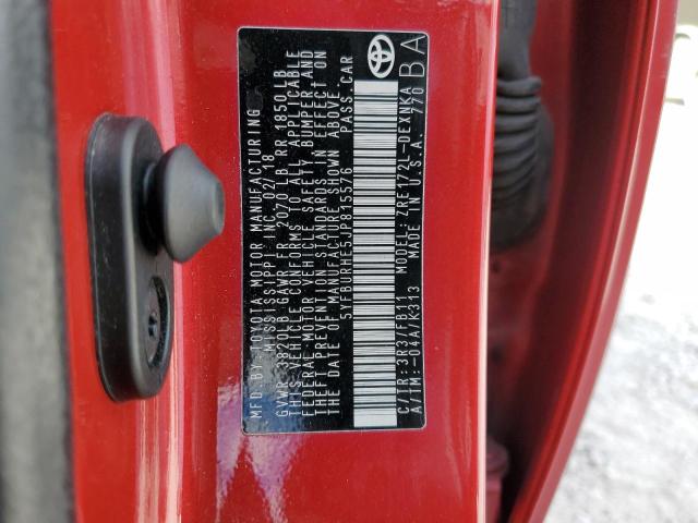 Photo 10 from auction – 2018 TOYOTA COROLLA L with VIN 5YFBURHE5JP815576