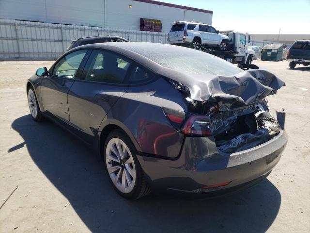 Photo 3 from auction – 2022 TESLA MODEL 3 with VIN 5YJ3E1EAXNF304788