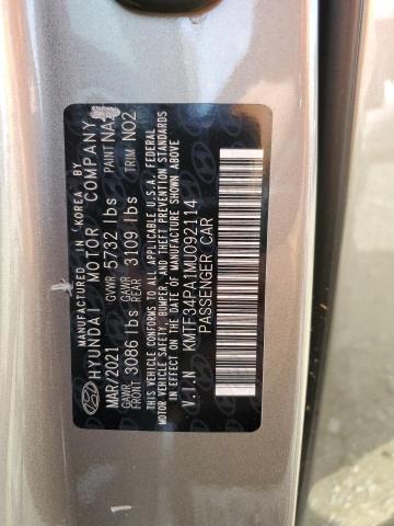 Photo 10 from auction – 2021 GENESIS G90 PREMIU with VIN KMTF34PA1MU092114