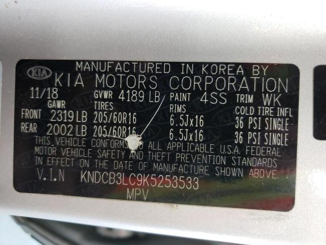 Photo 10 from auction – 2019 KIA NIRO FE with VIN KNDCB3LC9K5253533