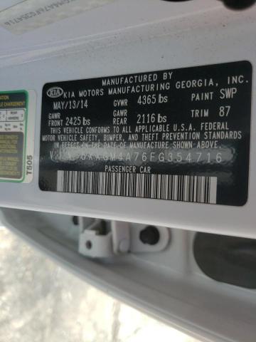 Photo 10 from auction – 2015 KIA OPTIMA LX with VIN 5XXGM4A76FG354716