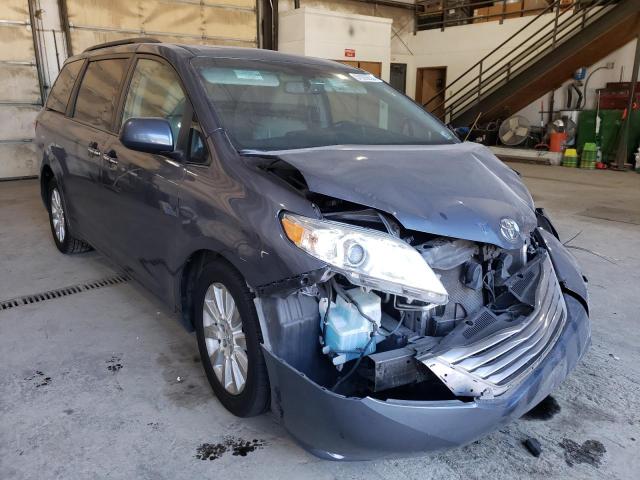 TOYOTA SIENNA XLE 2015 with VIN 5TDDK3DC5FS121145 - Photo from auction