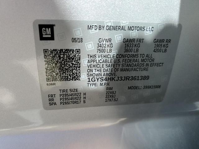 Photo 10 from auction – 2018 CADILLAC ESCALADE E with VIN 1GYS4HKJ3JR361389