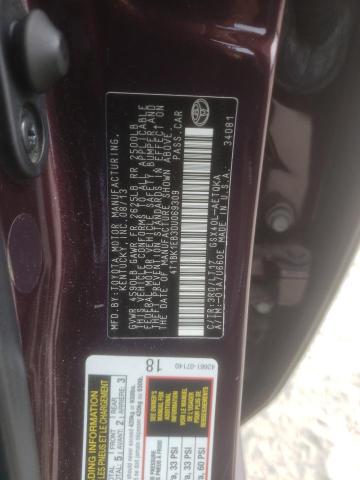 Photo 10 from auction – 2013 TOYOTA AVALON BAS with VIN 4T1BK1EB3DU069309