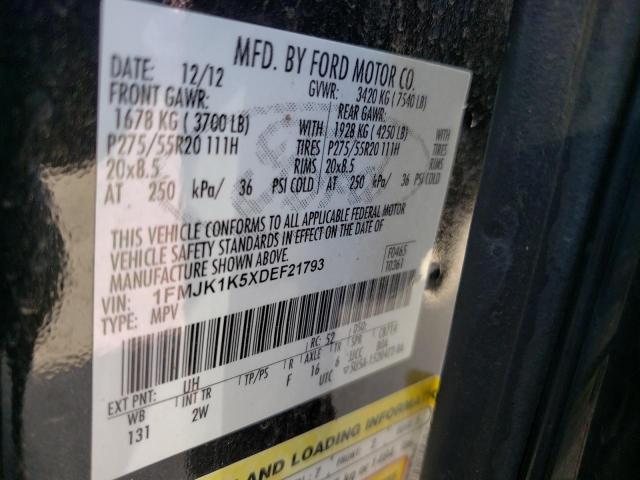 Photo 10 from auction – 2013 FORD EXPEDITION with VIN 1FMJK1K5XDEF21793