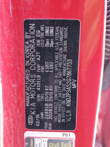 Photo 10 from auction – 2016 KIA SOUL + with VIN KNDJP3A52G7867753