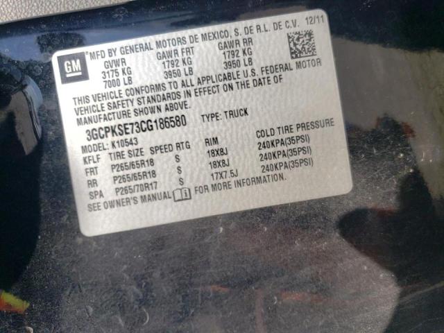 Photo 10 from auction – 2012 CHEVROLET SILVERADO with VIN 3GCPKSE73CG186580