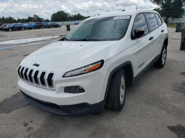 Photo 2 from auction – 2016 JEEP CHEROKEE S with VIN 1C4PJLAB0GW160027