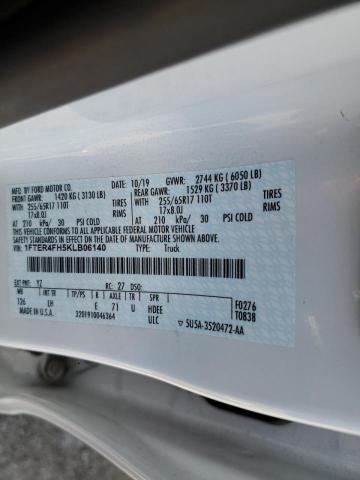 Photo 10 from auction – 2019 FORD RANGER XL with VIN 1FTER4FH5KLB06140