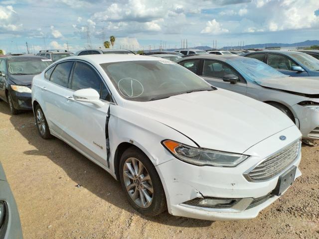 FORD FUSION SE 2017 with VIN 3FA6P0LU3HR409177 - Photo from auction