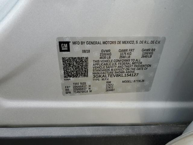 Photo 10 from auction – 2019 GMC TERRAIN SL with VIN 3GKALTEV8KL154127