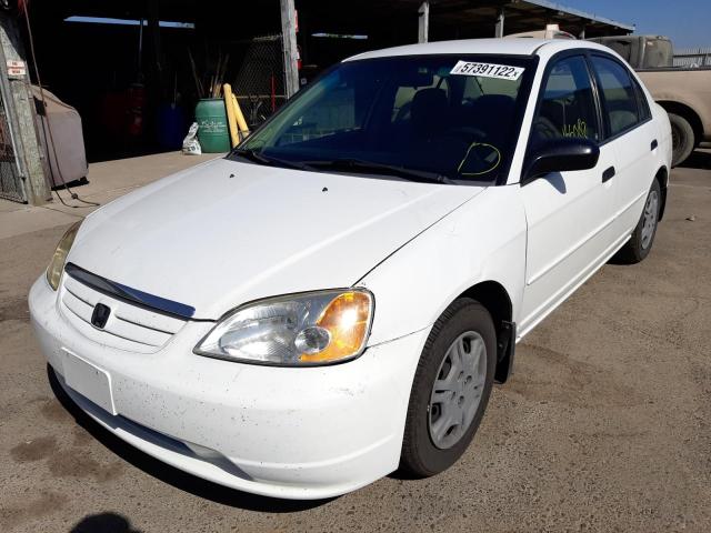 Photo 2 from auction – 2001 HONDA CIVIC LX with VIN JHMES16591S010264