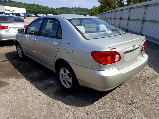 Photo 3 from auction – 2004 TOYOTA COROLLA CE with VIN 2T1BR38E24C184840